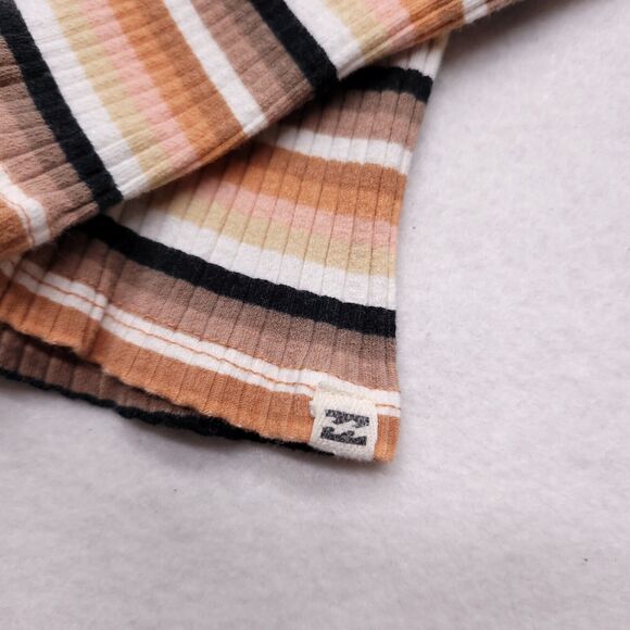 Billabong Casual V Neck Long Sleeve Top Womens Size Medium M Multi-Color - Picture 6 of 10